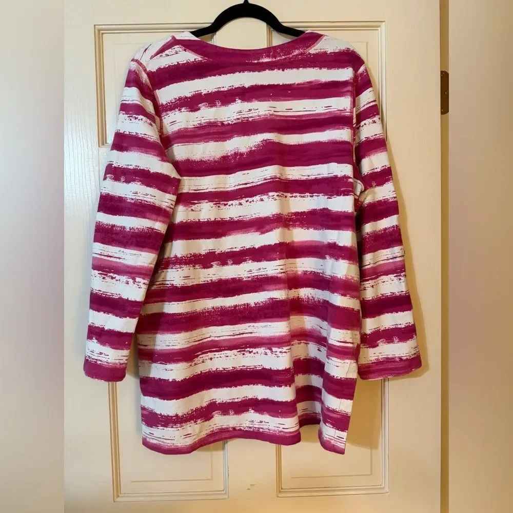 Women’s Susan Graver Weekend Long Sleeve Top L
